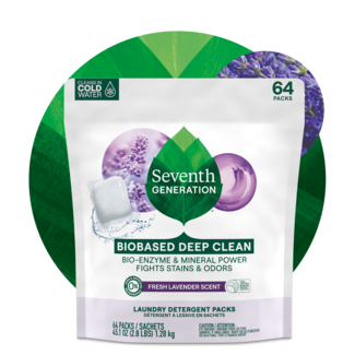 Laundry Detergent Packs - Lavender - 64ct Pouch