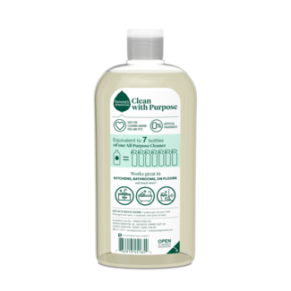 Multi-Surface Cleaner Concentrate - Lemon Chamomile - Back of Bottle