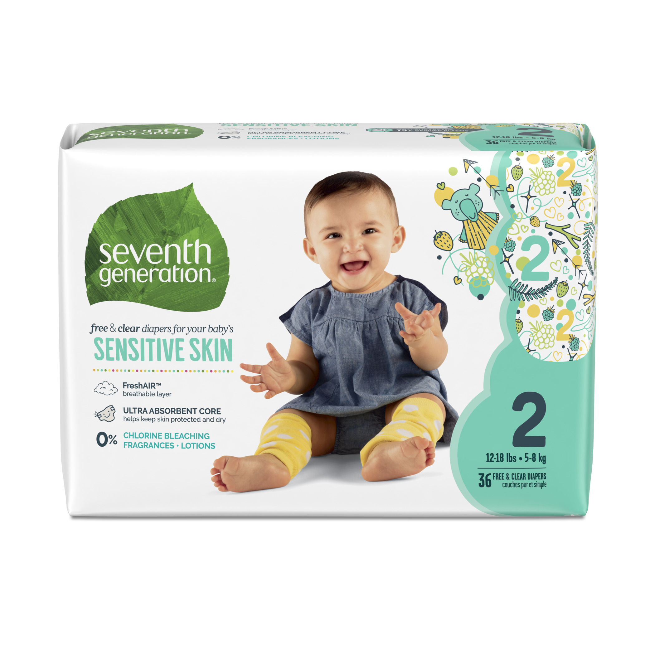 seventh generation diapers size 2