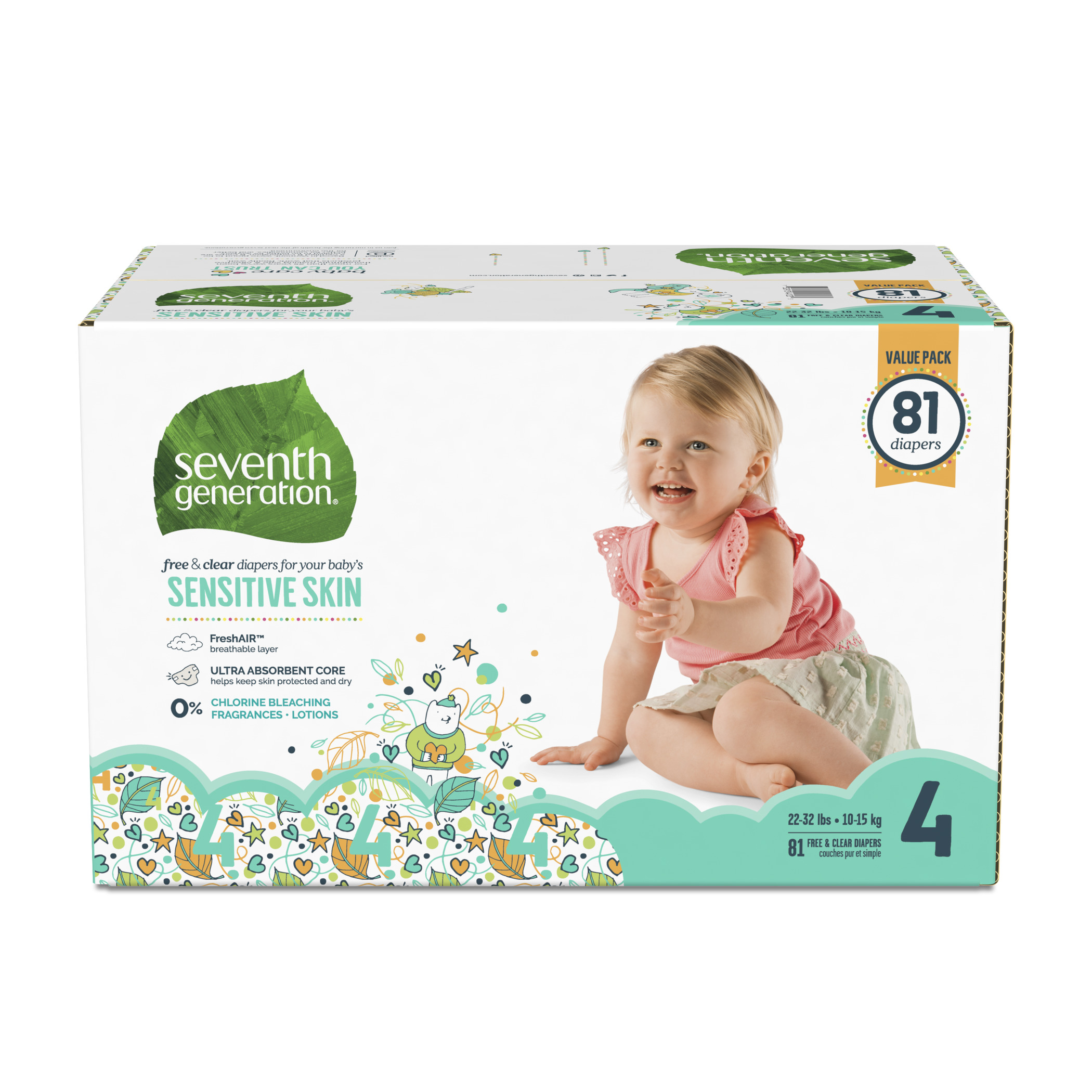 Seventh Generation Diaper Size Chart