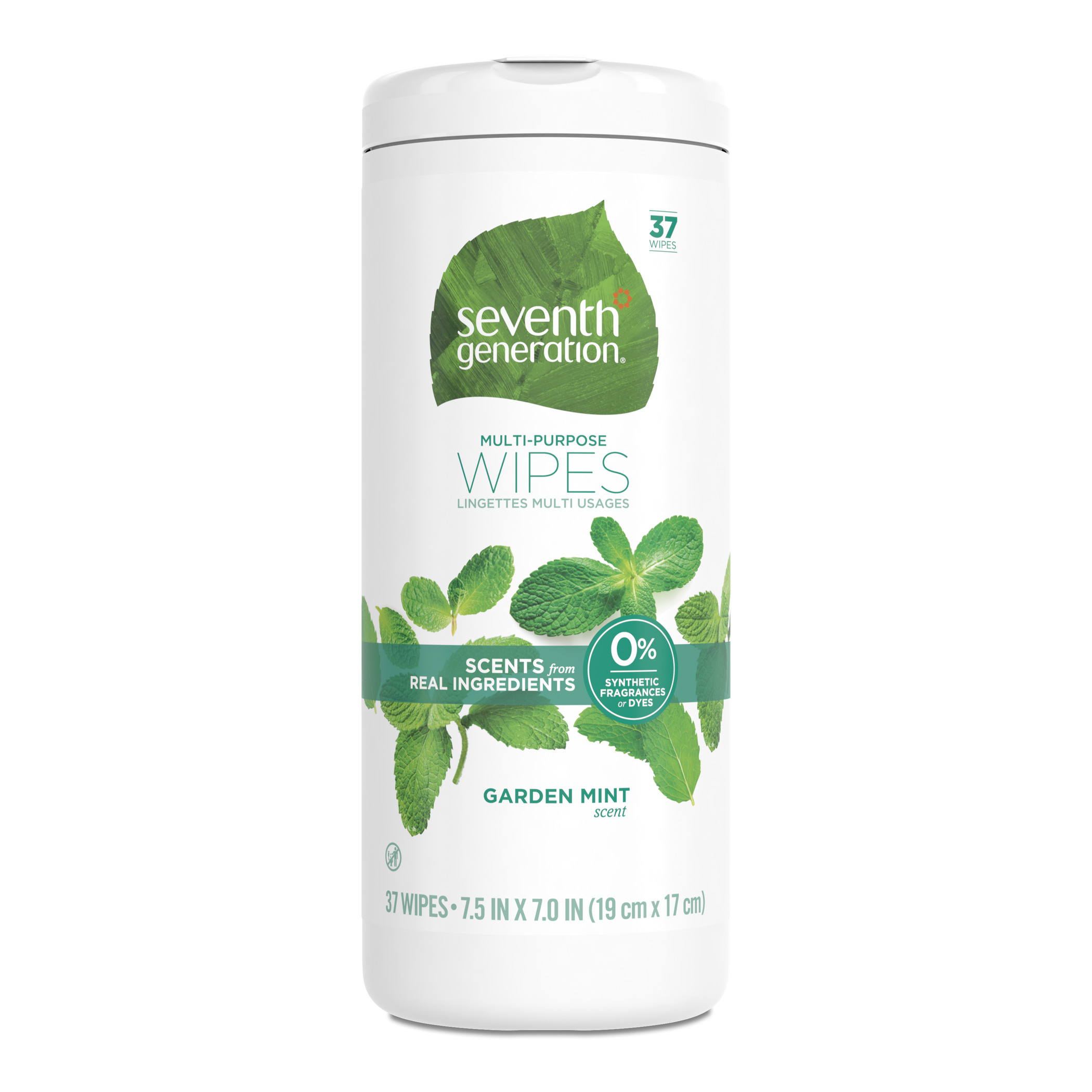 Seventh Generation Multi Purpose Wipes Garden Mint 111 Count
