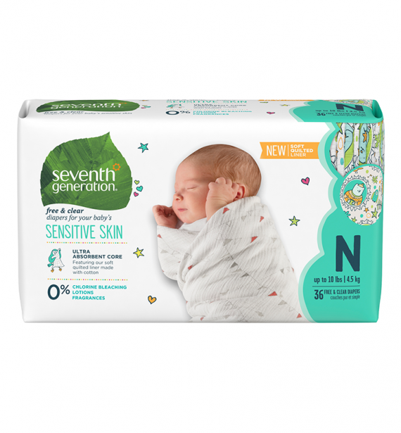 Clear Baby Diapers | Seventh Generation