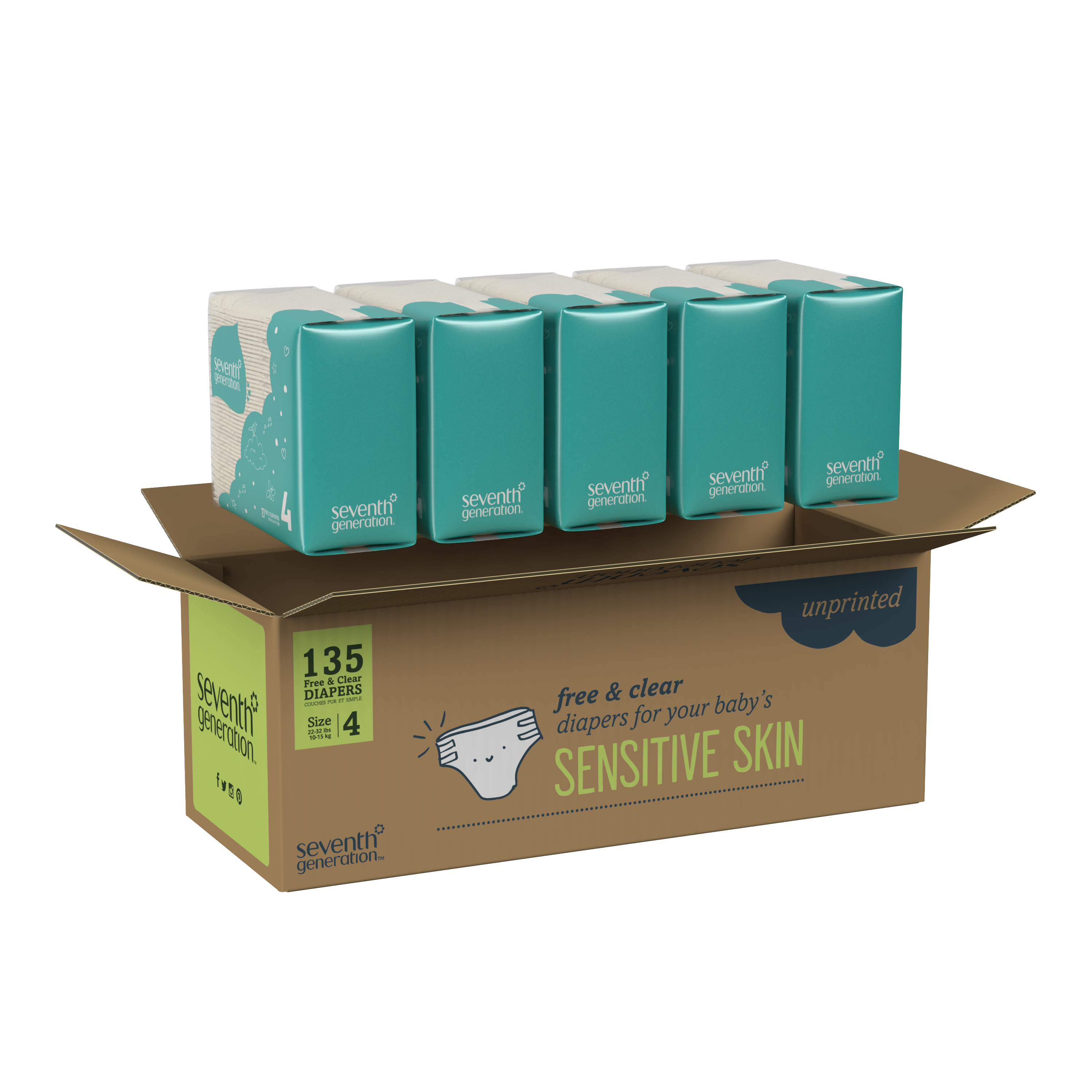 seventh generation diapers size 4