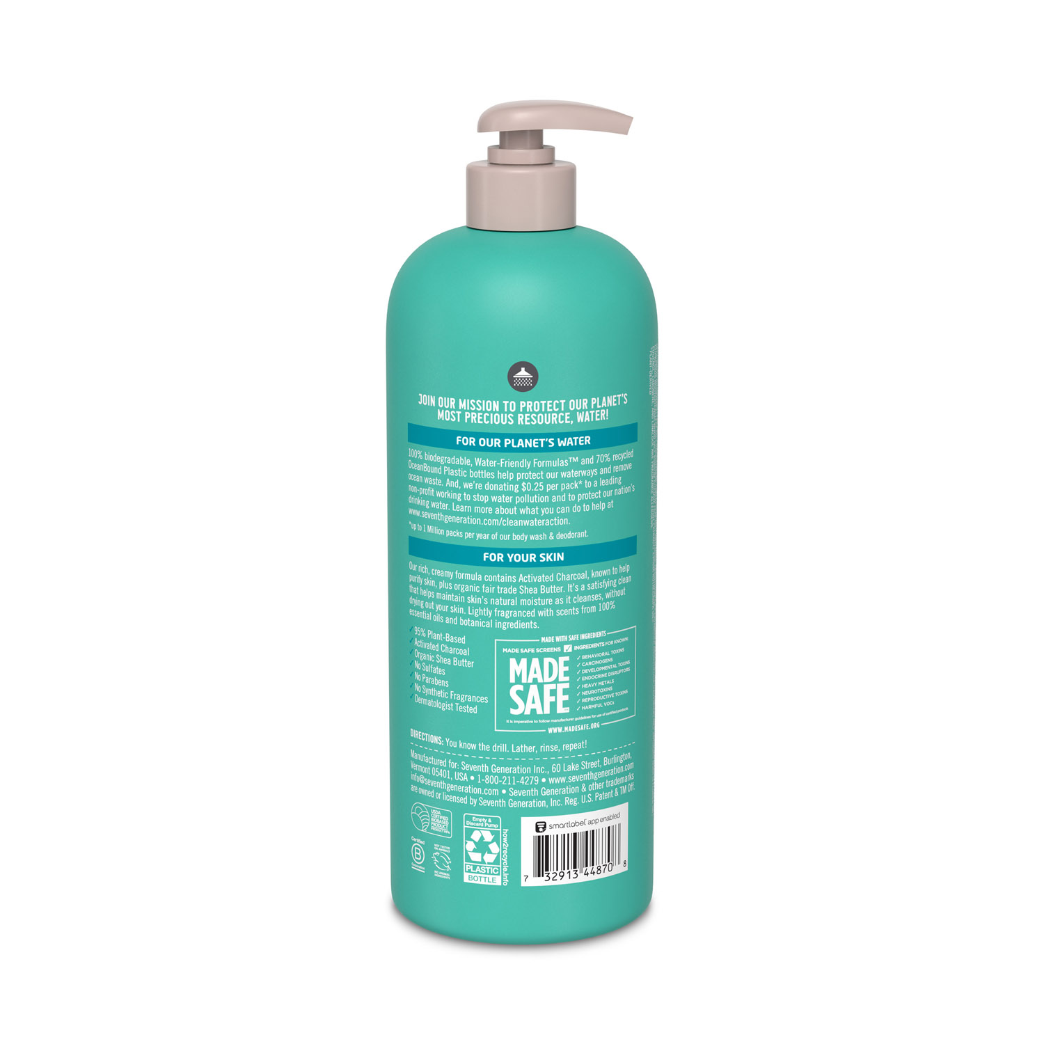 Purifying Charcoal Body Wash Seventh Generation