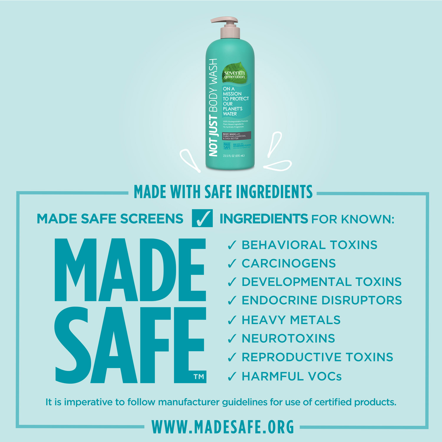 Purifying Charcoal Body Wash Seventh Generation