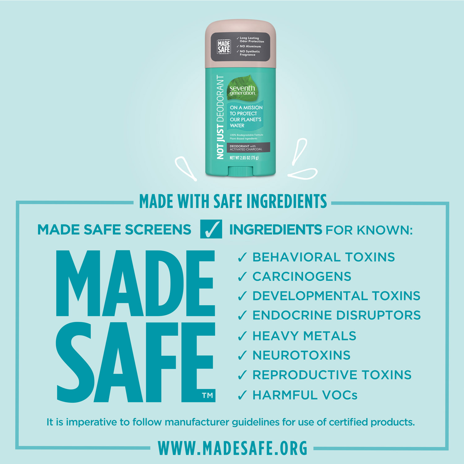 Activated Charcoal Deodorant Seventh Generation