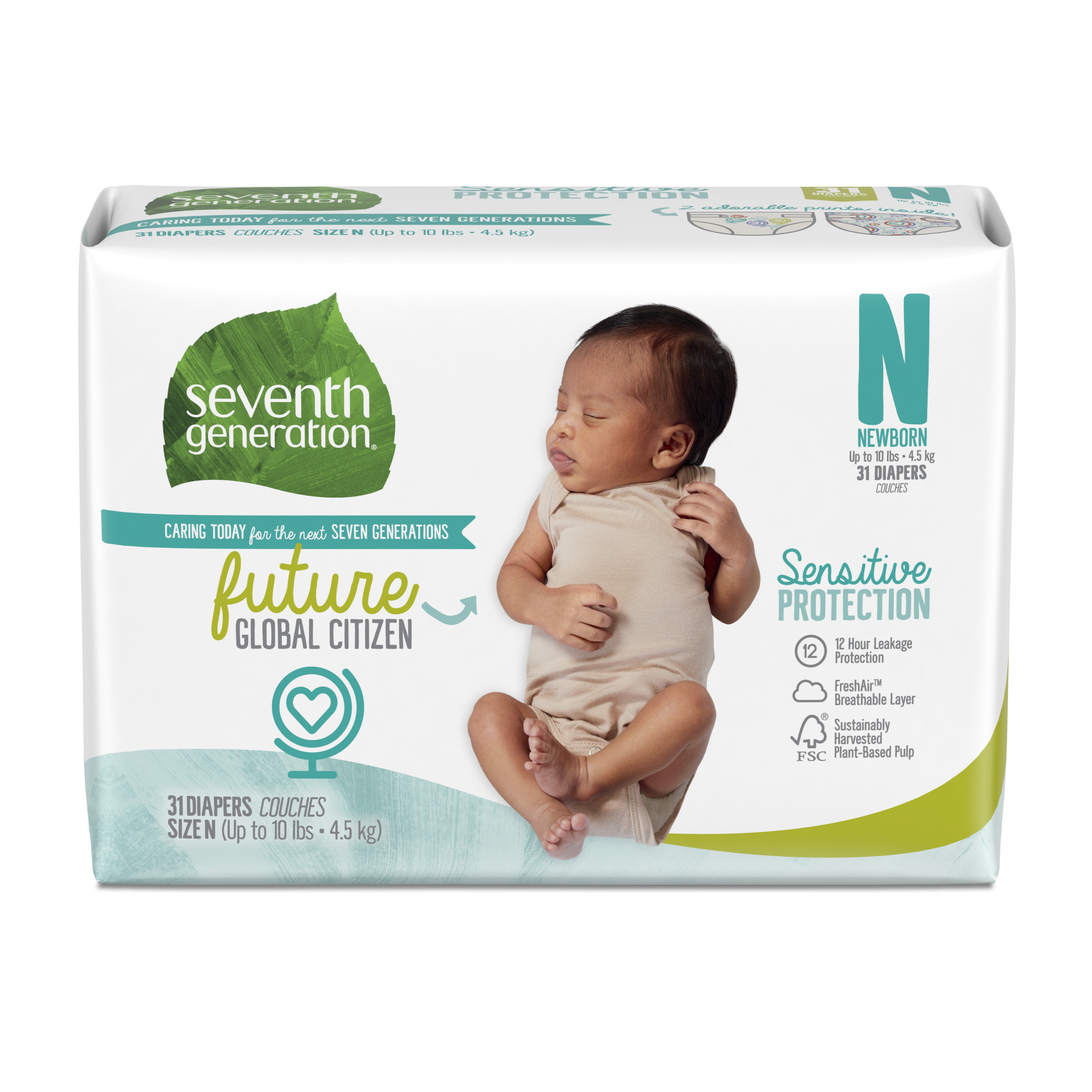 seventh generation diapers size 1