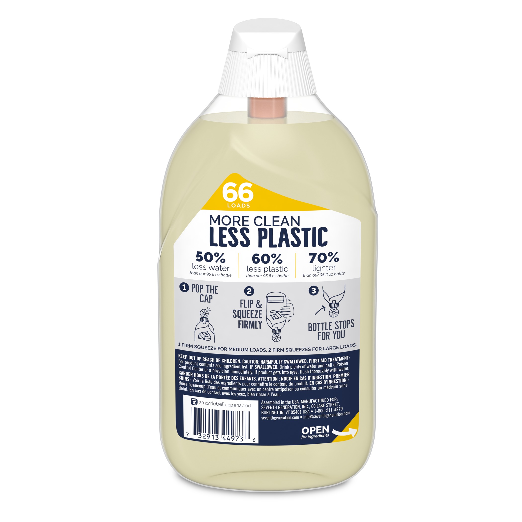 EasyDose Power Plus Laundry Detergent Seventh Generation