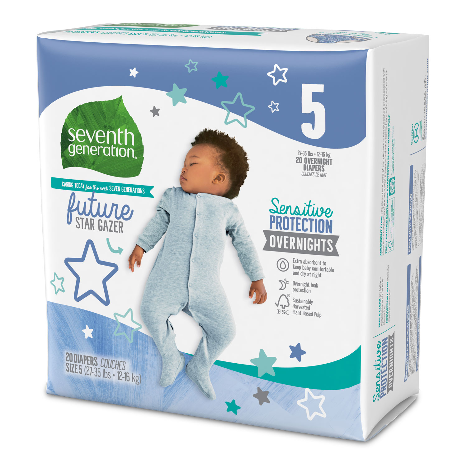Overnight Diapers Seventh Generation