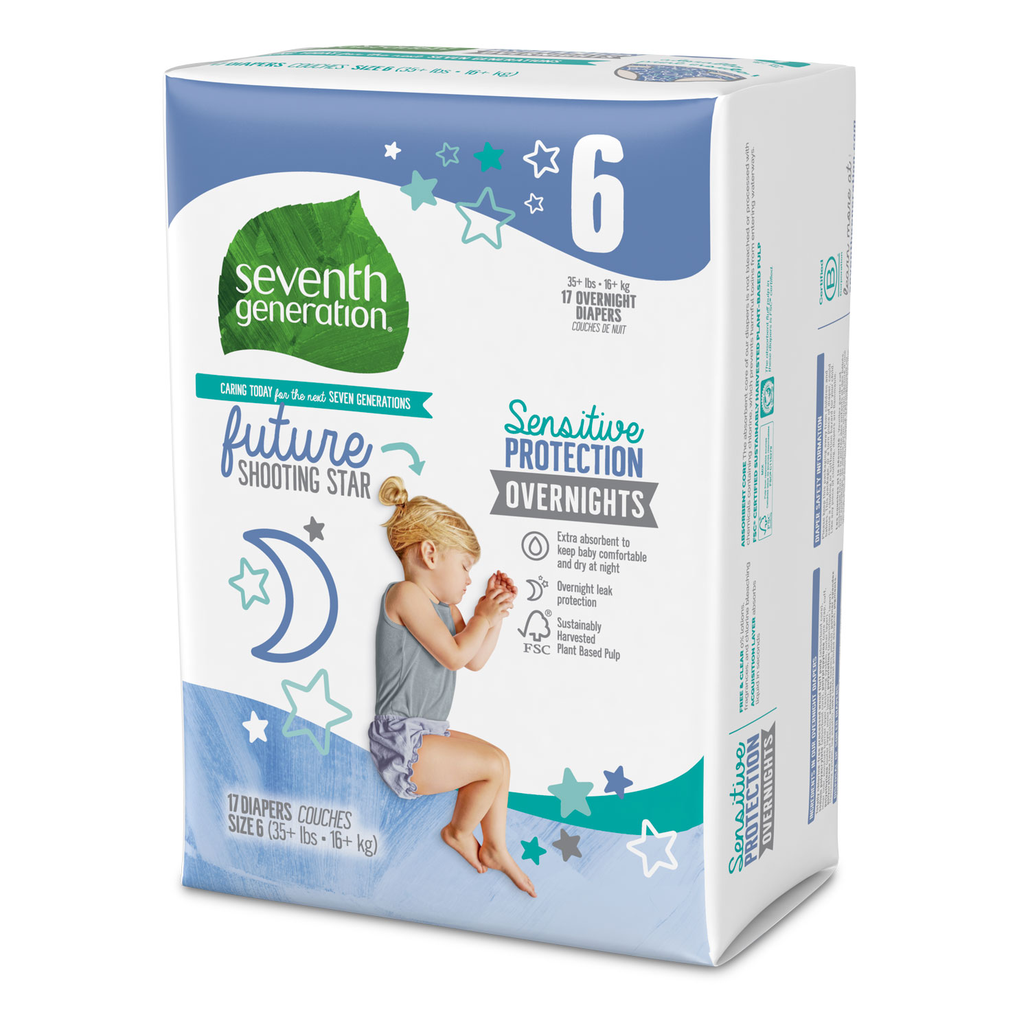 Overnight Diapers Seventh Generation
