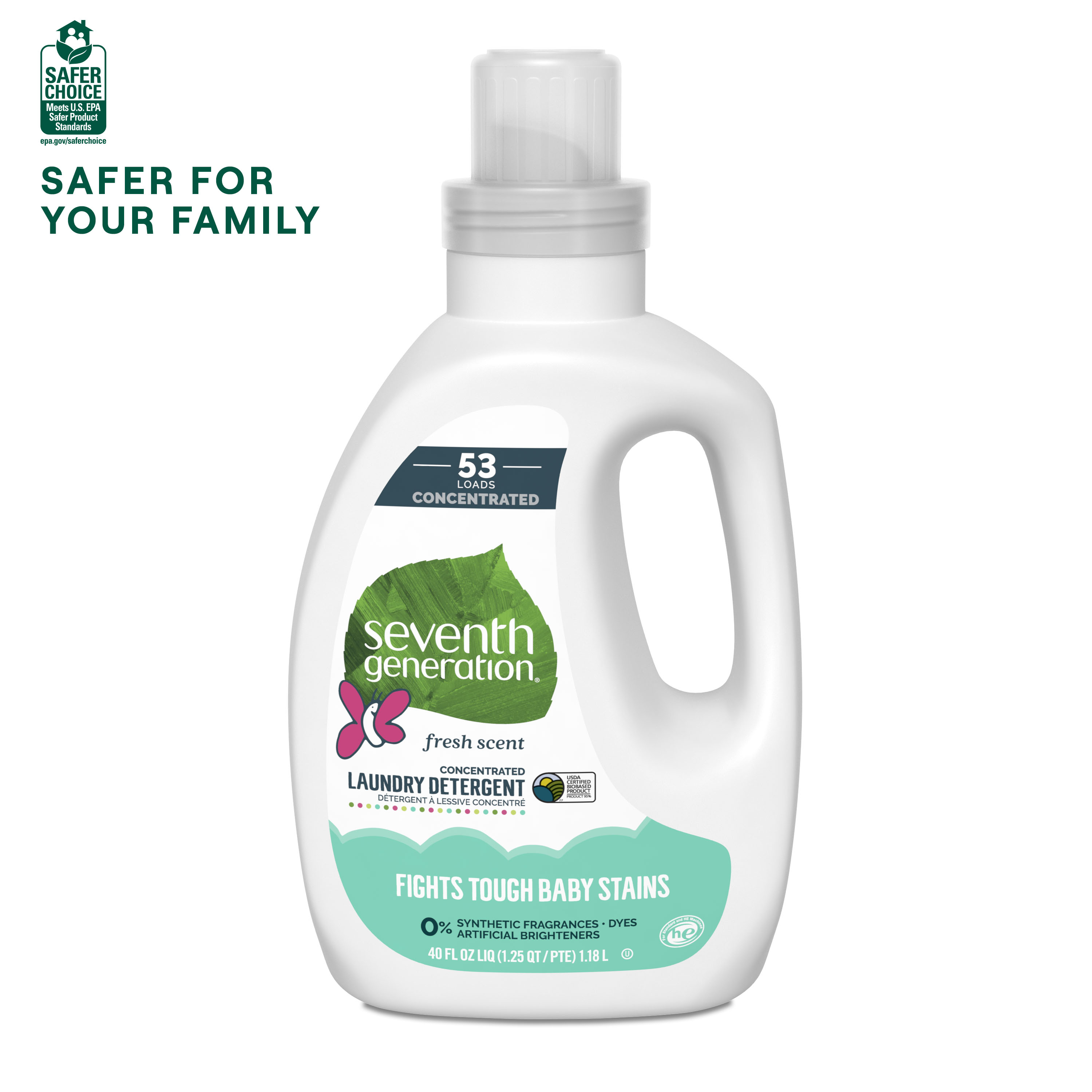 Baby Concentrated Laundry Detergent Seventh Generation