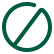 circle with a line through it