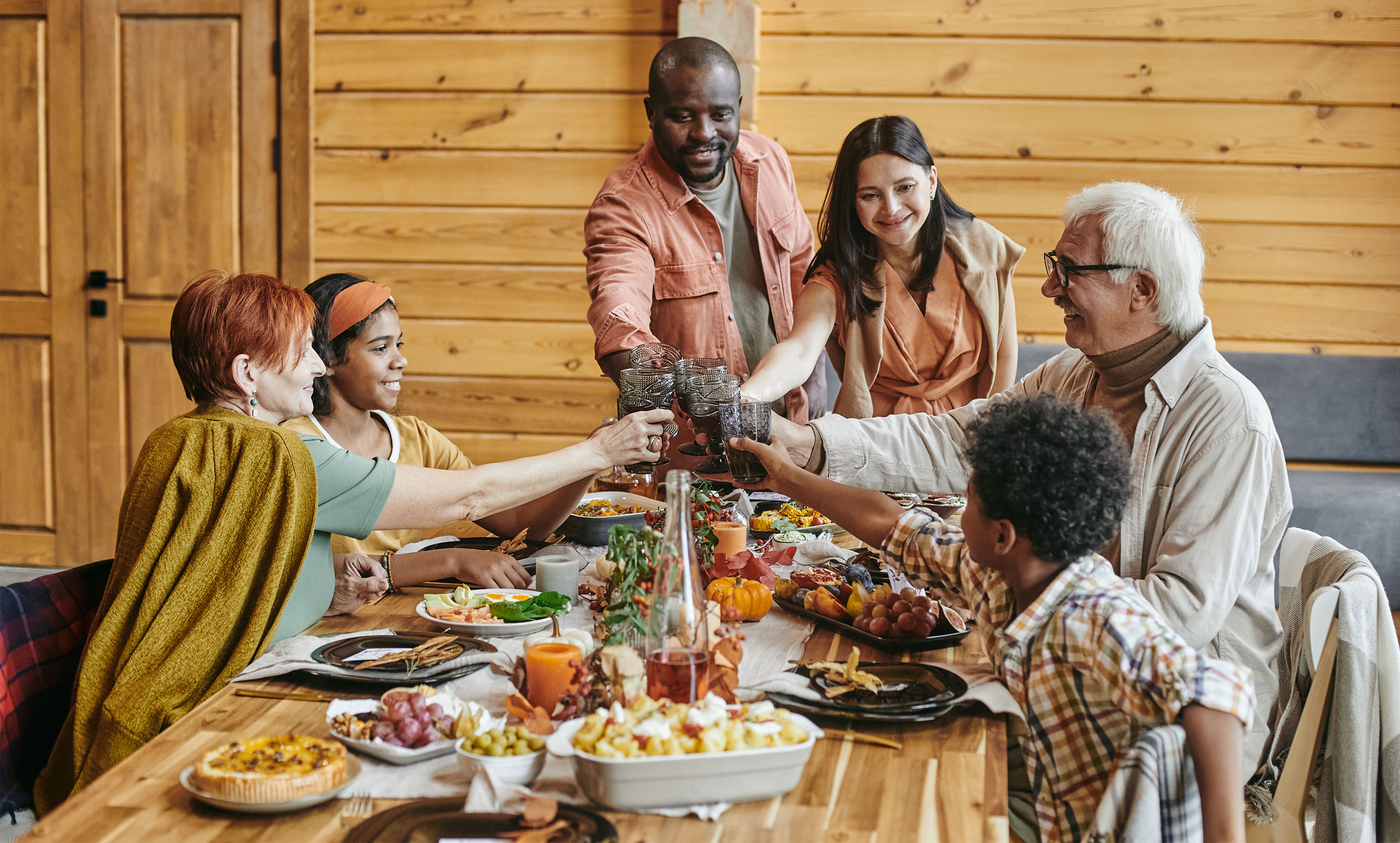 Stress free holiday gathering.