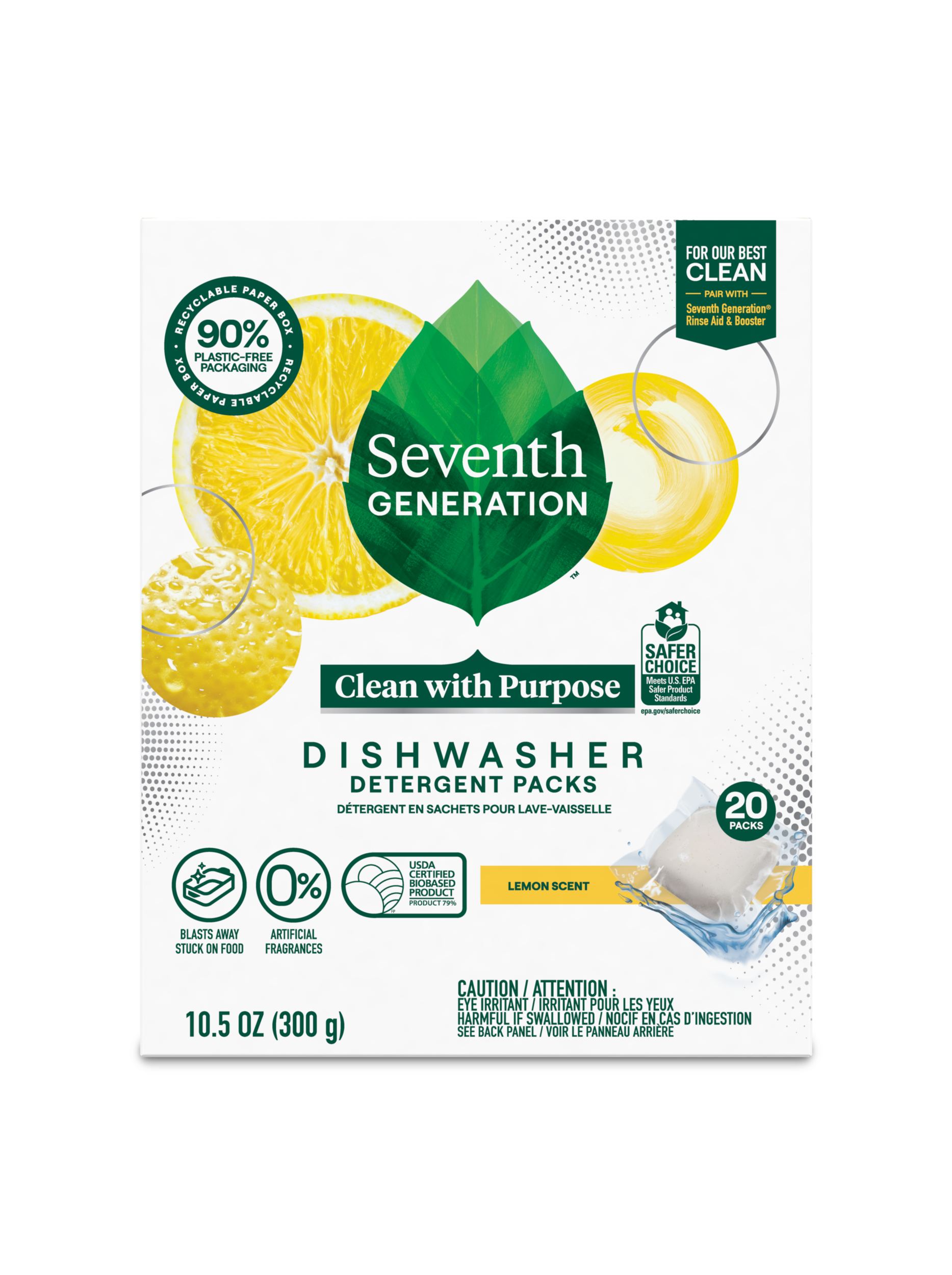 Dishwasher Detergent Packs Lemon Seventh Generation Dishwasher Detergent Packs Lemon Seventh Generation