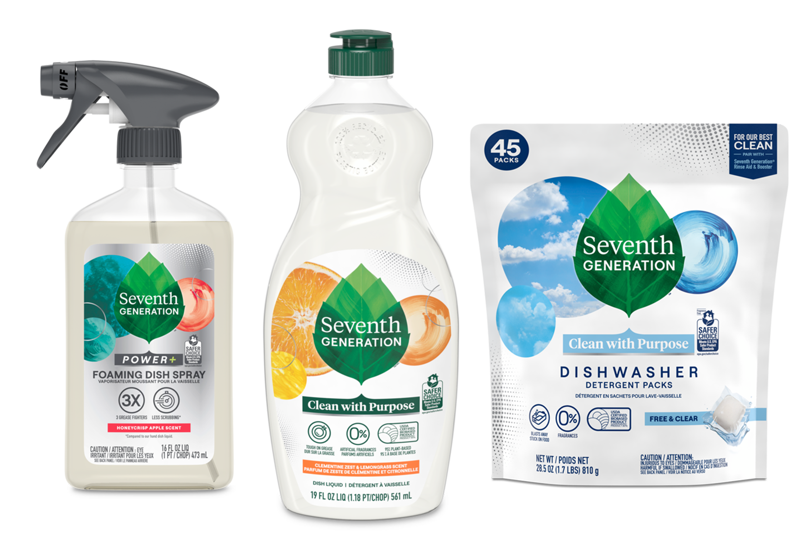 Seventh Generation Dish Products