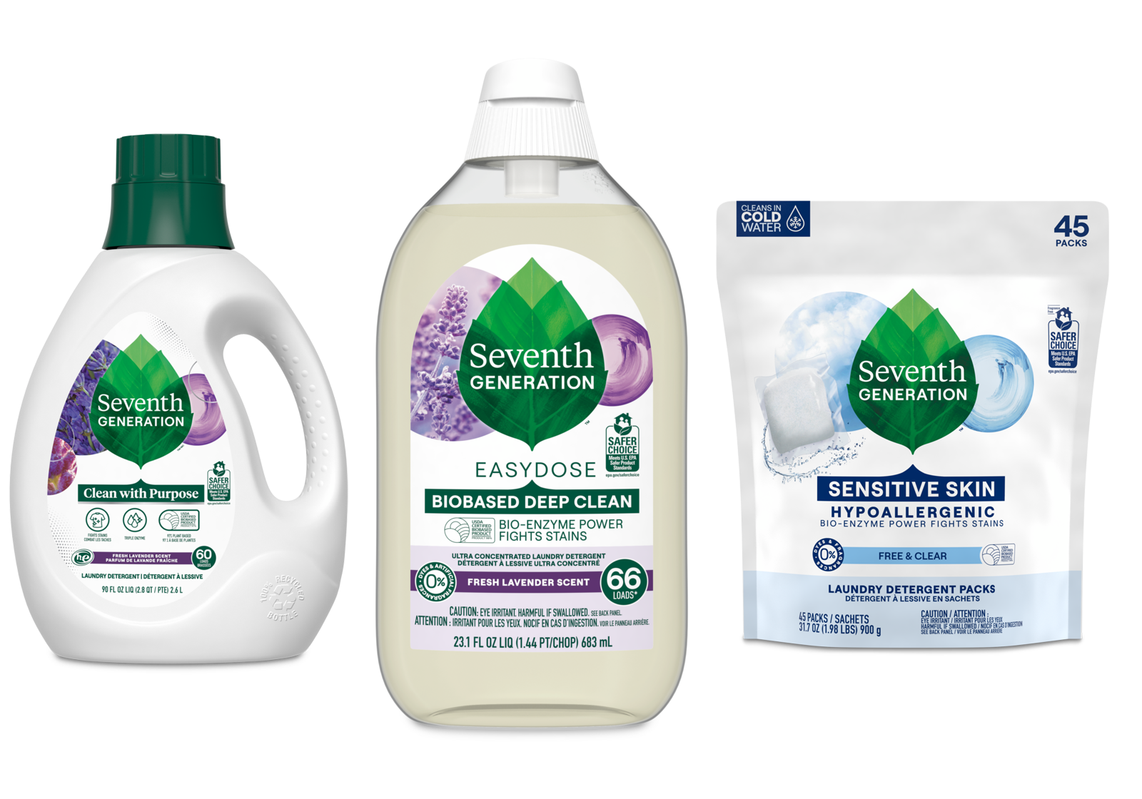 Seventh Generation Laundry Products