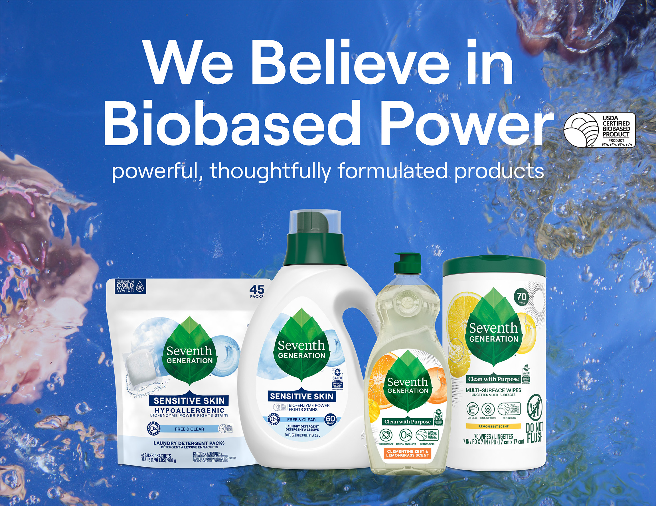 Group of Seventh Generation Products