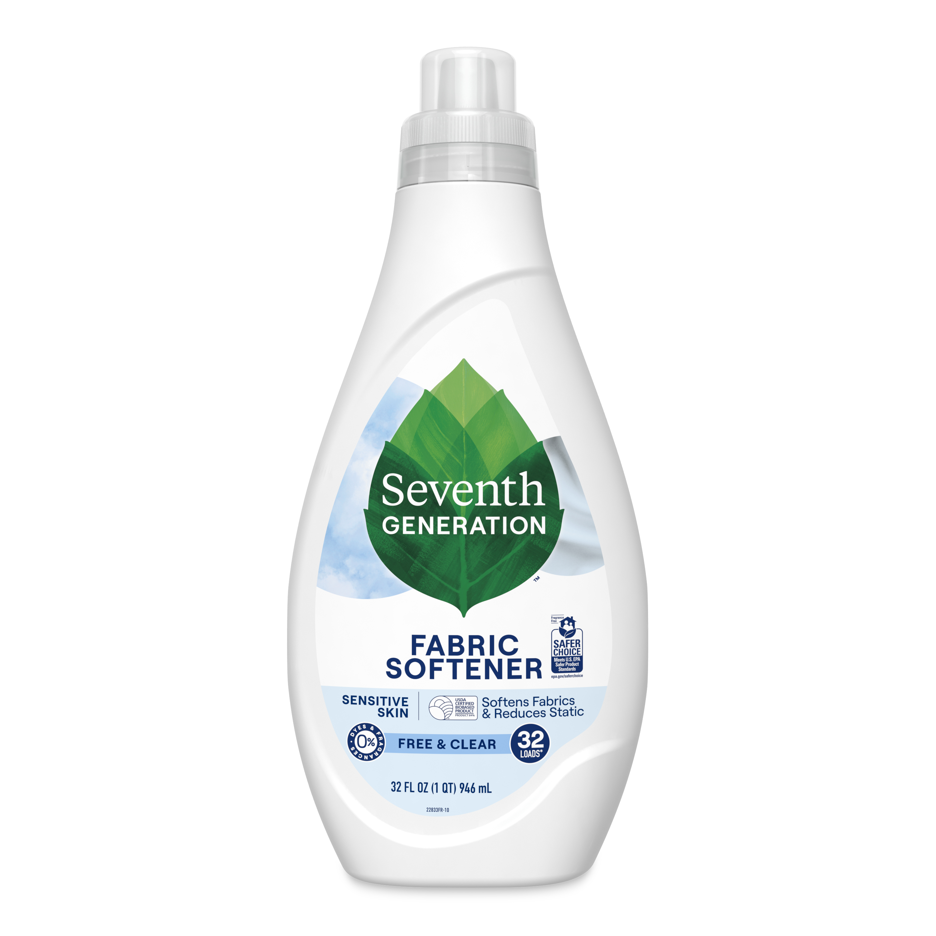 Liquid Fabric Softener - Free & Clear | Seventh Generation