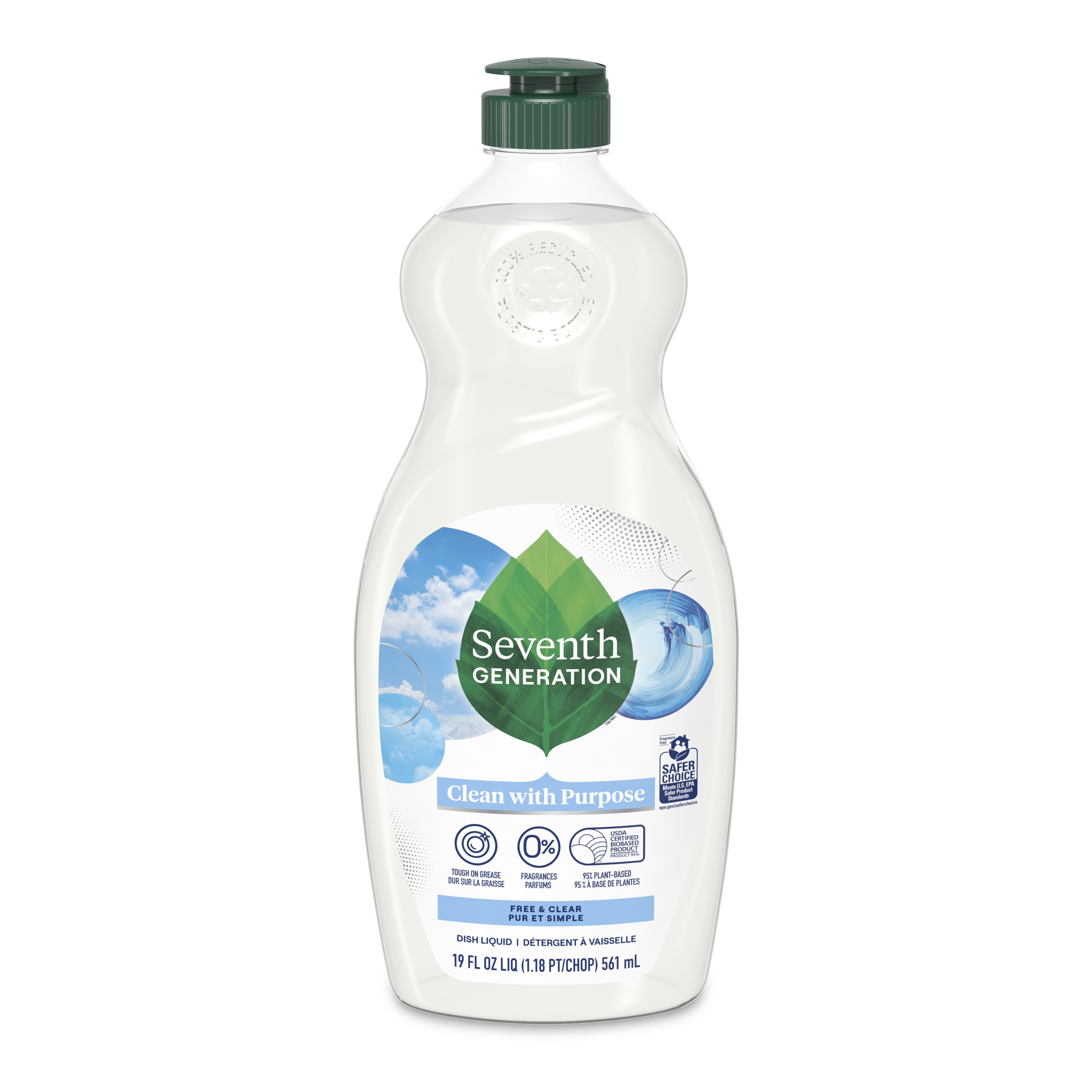 Seventh Generation Dish Liquid – Free & Clear
