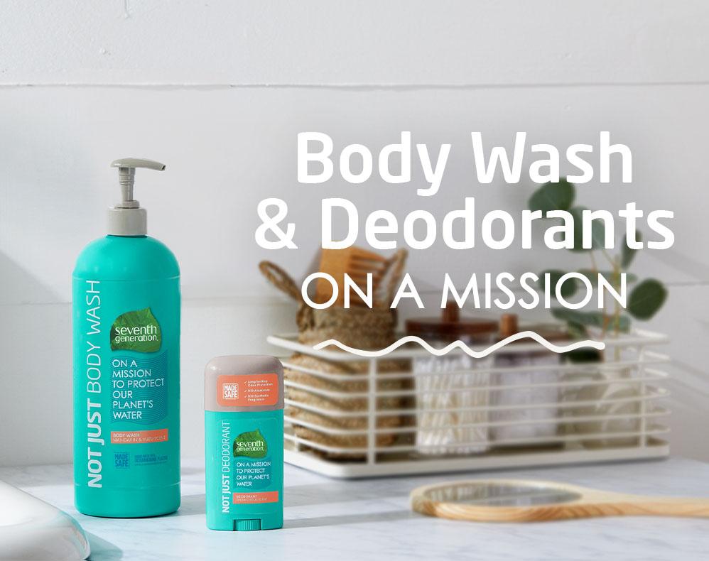 Seventh Generation Body Wash and Deodorants