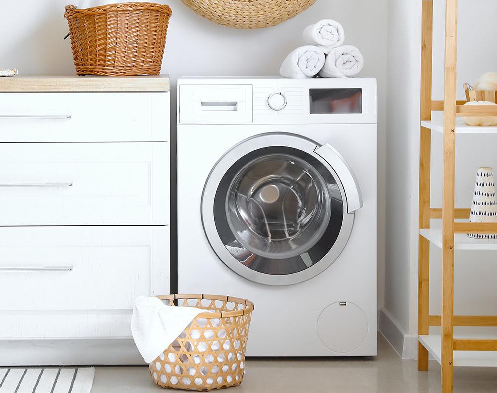 Washing Machine in Laundry Room