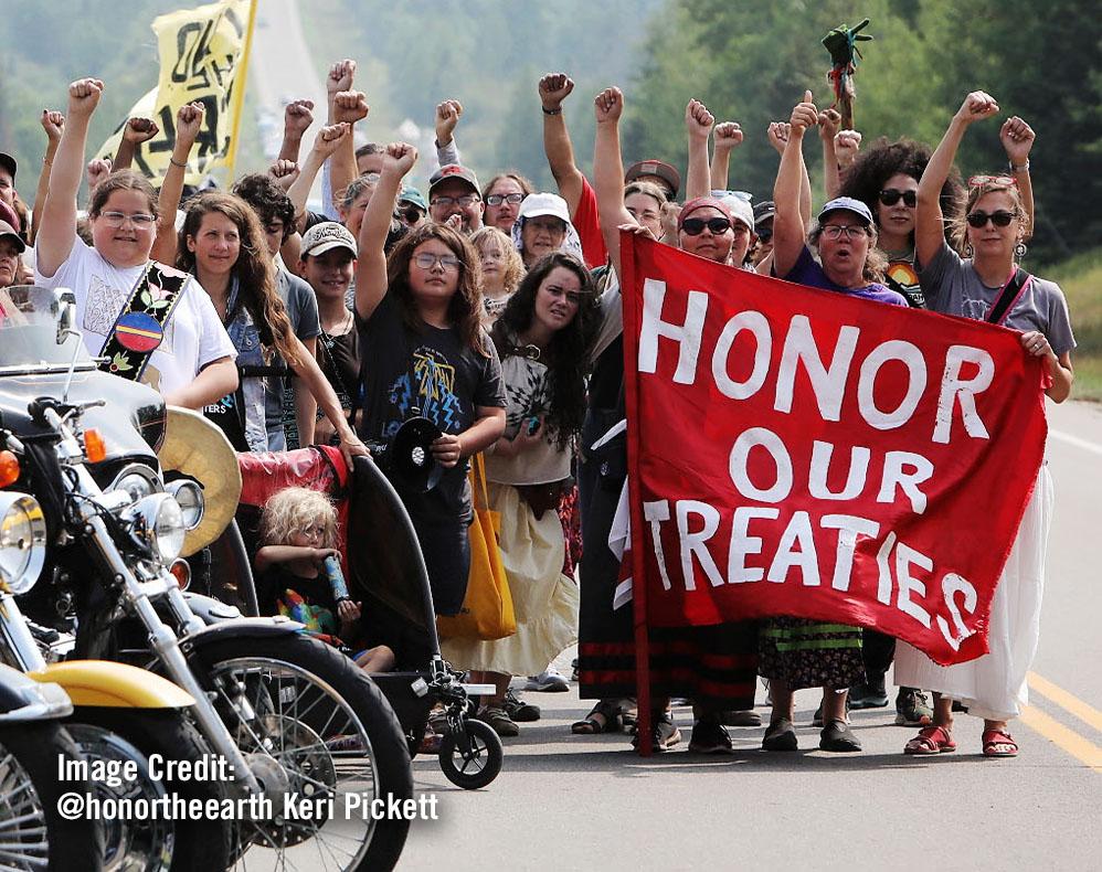 Protesters at Climate Rally