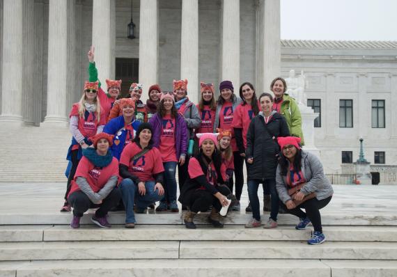 Seventh Generation group at the Women's March