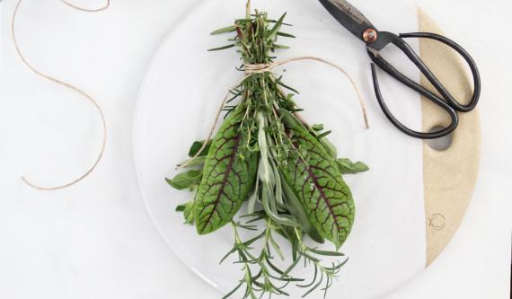 Herbs Tied with String