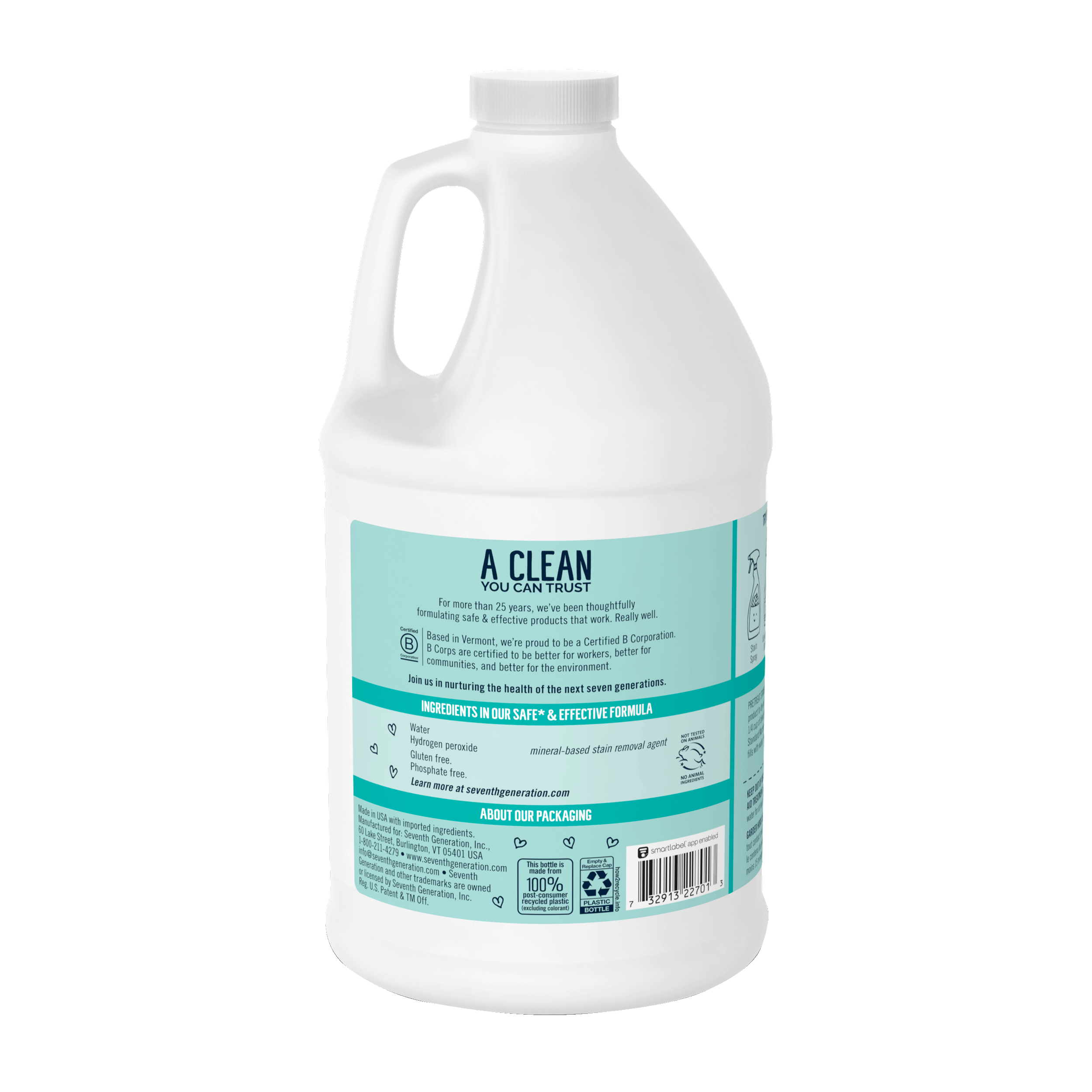 Chlorine Free Bleach Free & Clear Seventh Generation