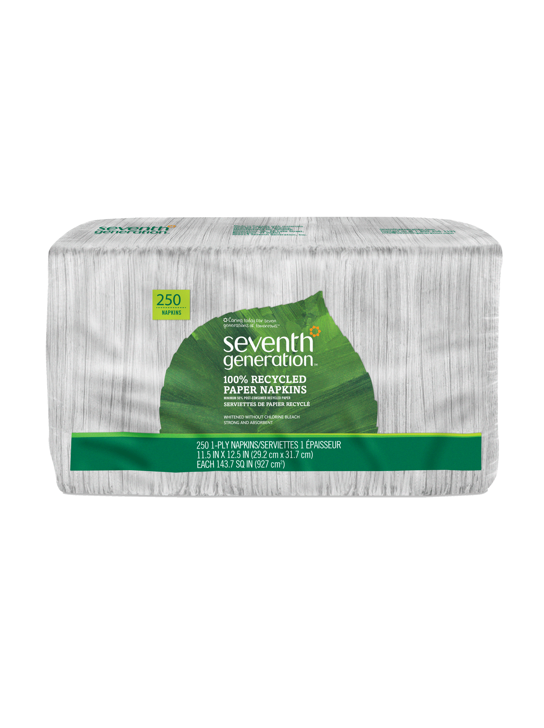 Recycled Paper Dinner Napkins, 2-ply