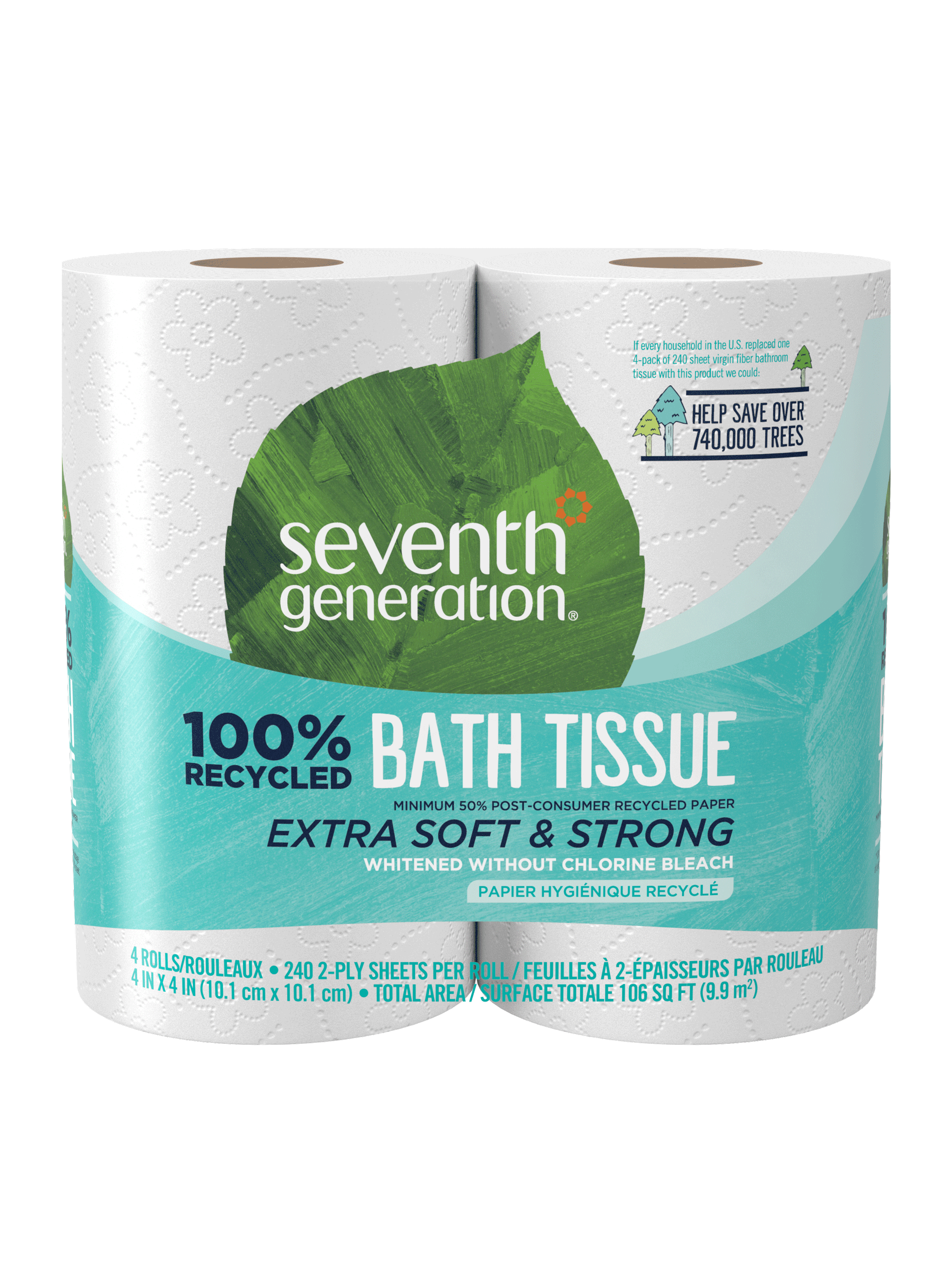 Details about   Toilet Tissue Rolls Bathroom Paper Soft 100% Recycled 2-Ply Unscented Strong Big 