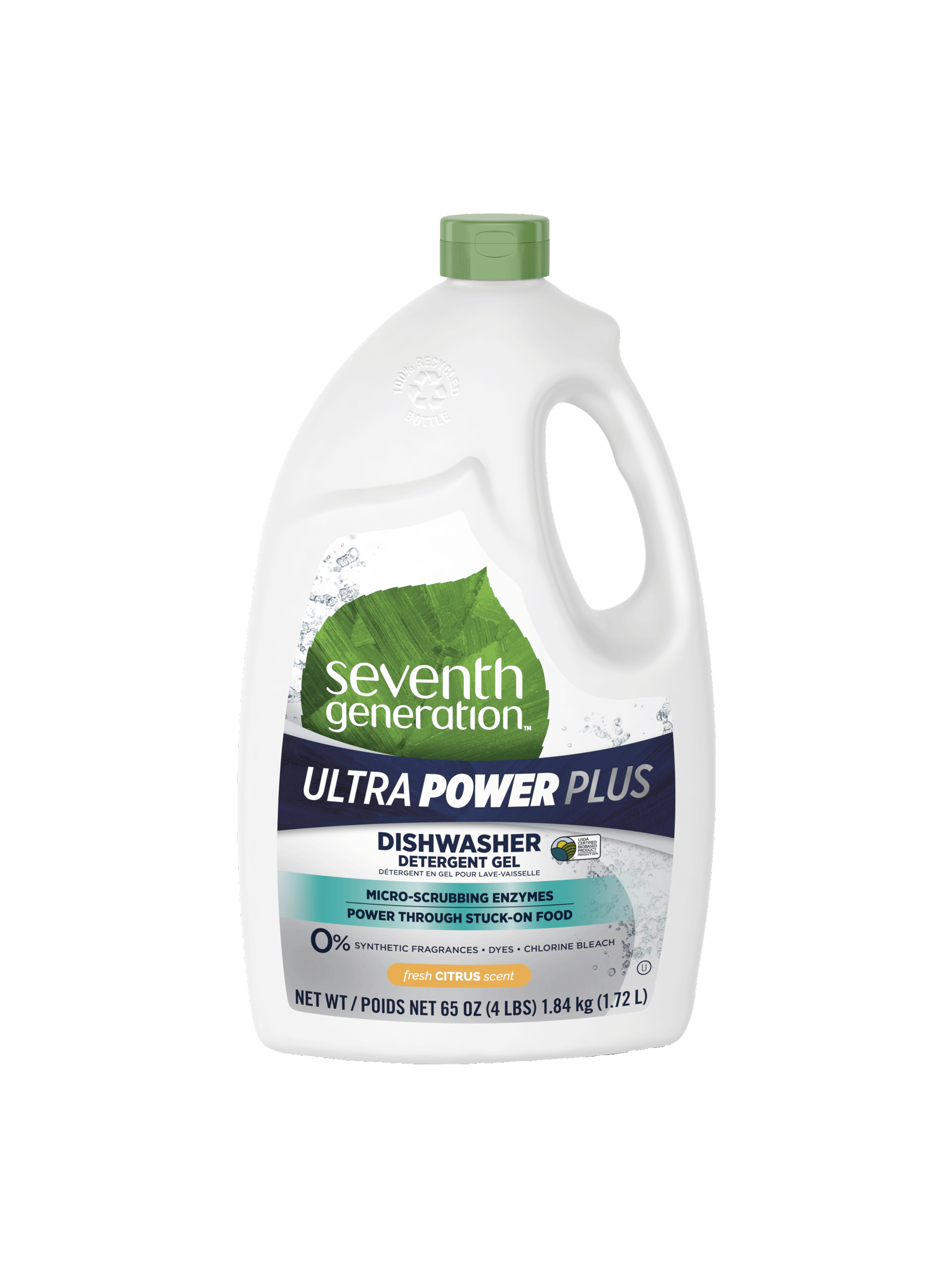 Power+™ Dishwasher Detergent Gel Fresh Citrus Seventh Generation