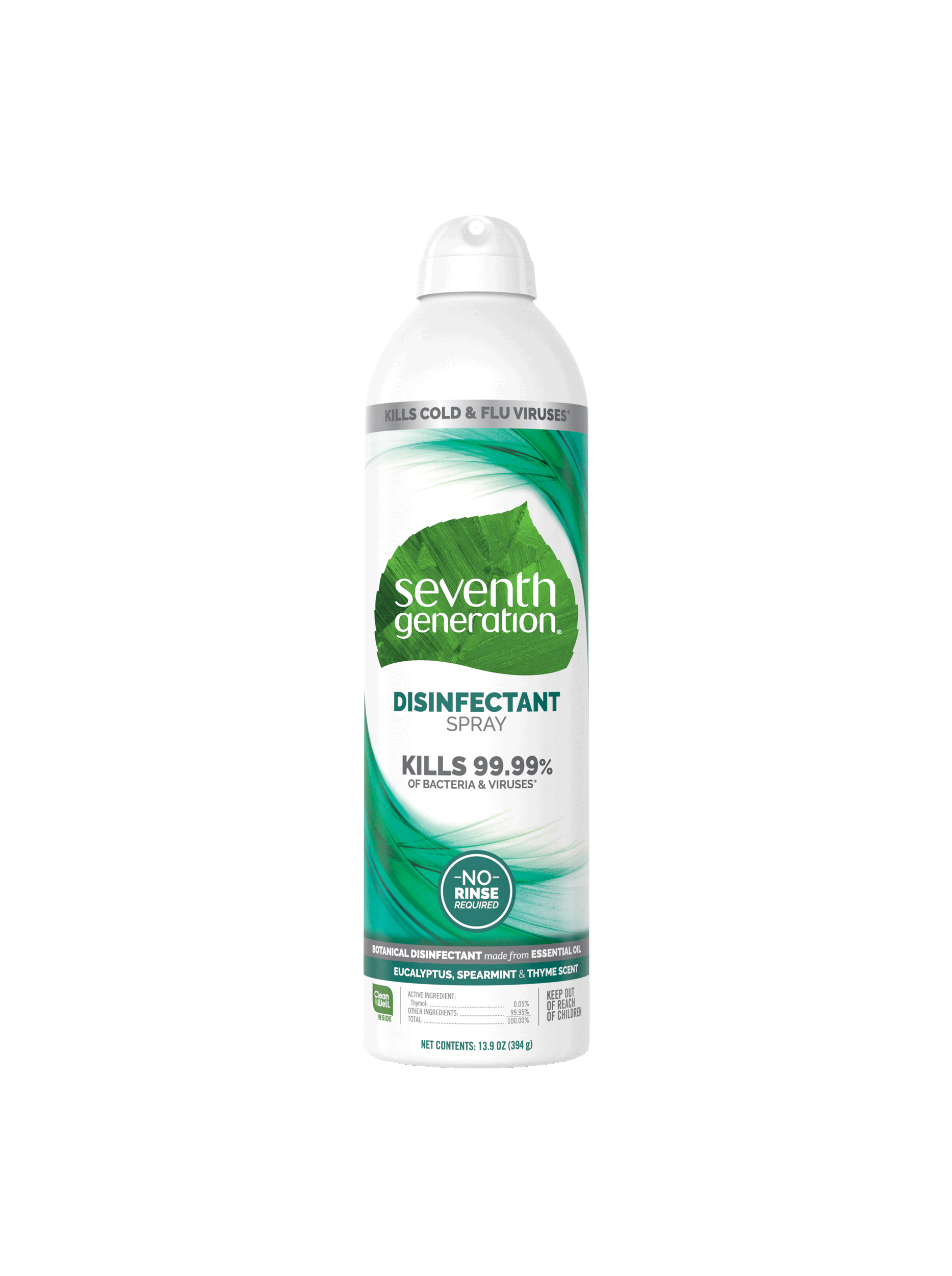 Does Seventh Generation Disinfectant Spray Kill Norovirus Disinfectant Spray - Eucalyptus, Spearmint & Thyme | Seventh Generation