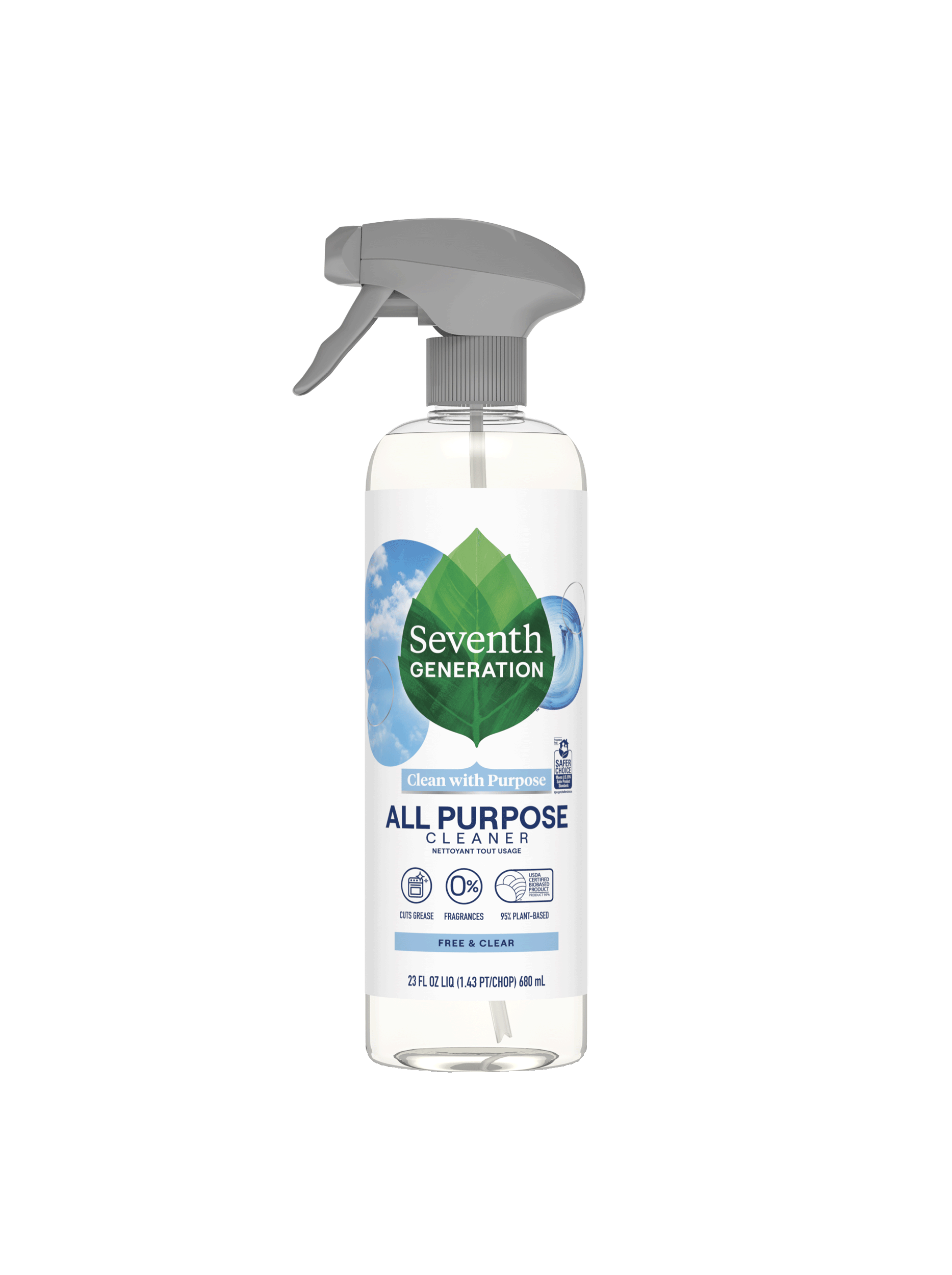 Tangle Et kors Lydighed All Purpose Cleaner - Free & Clear | Seventh Generation