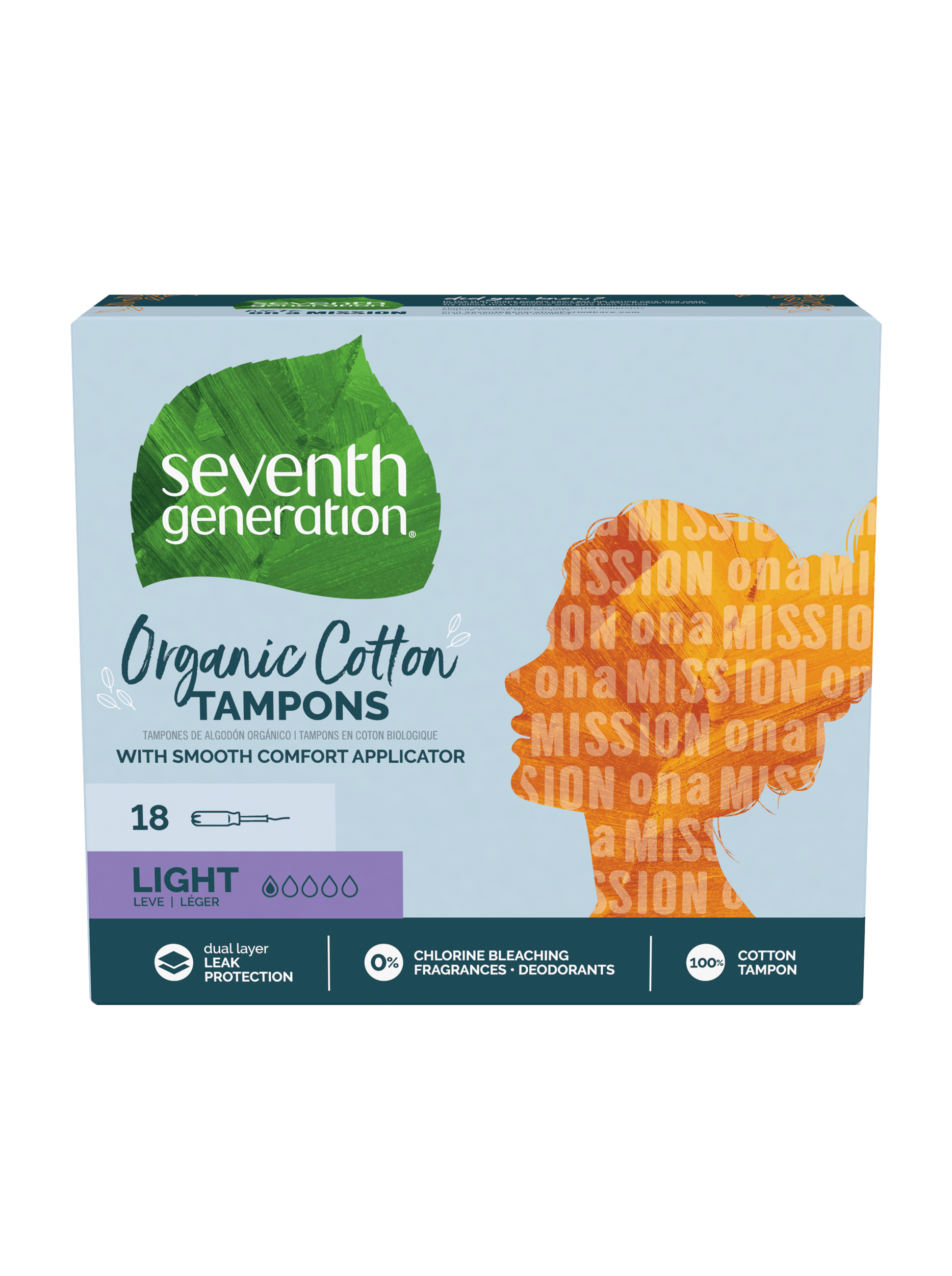 Organic Cotton Tampons - Light Absorbency