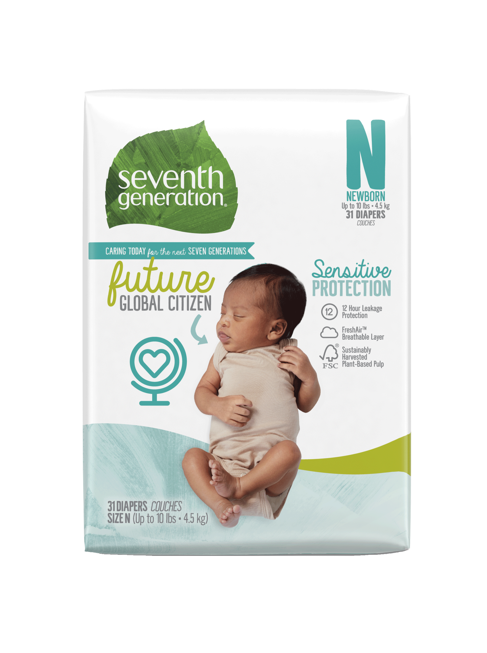 Baby Diapers - Newborn (up to 10 lbs)