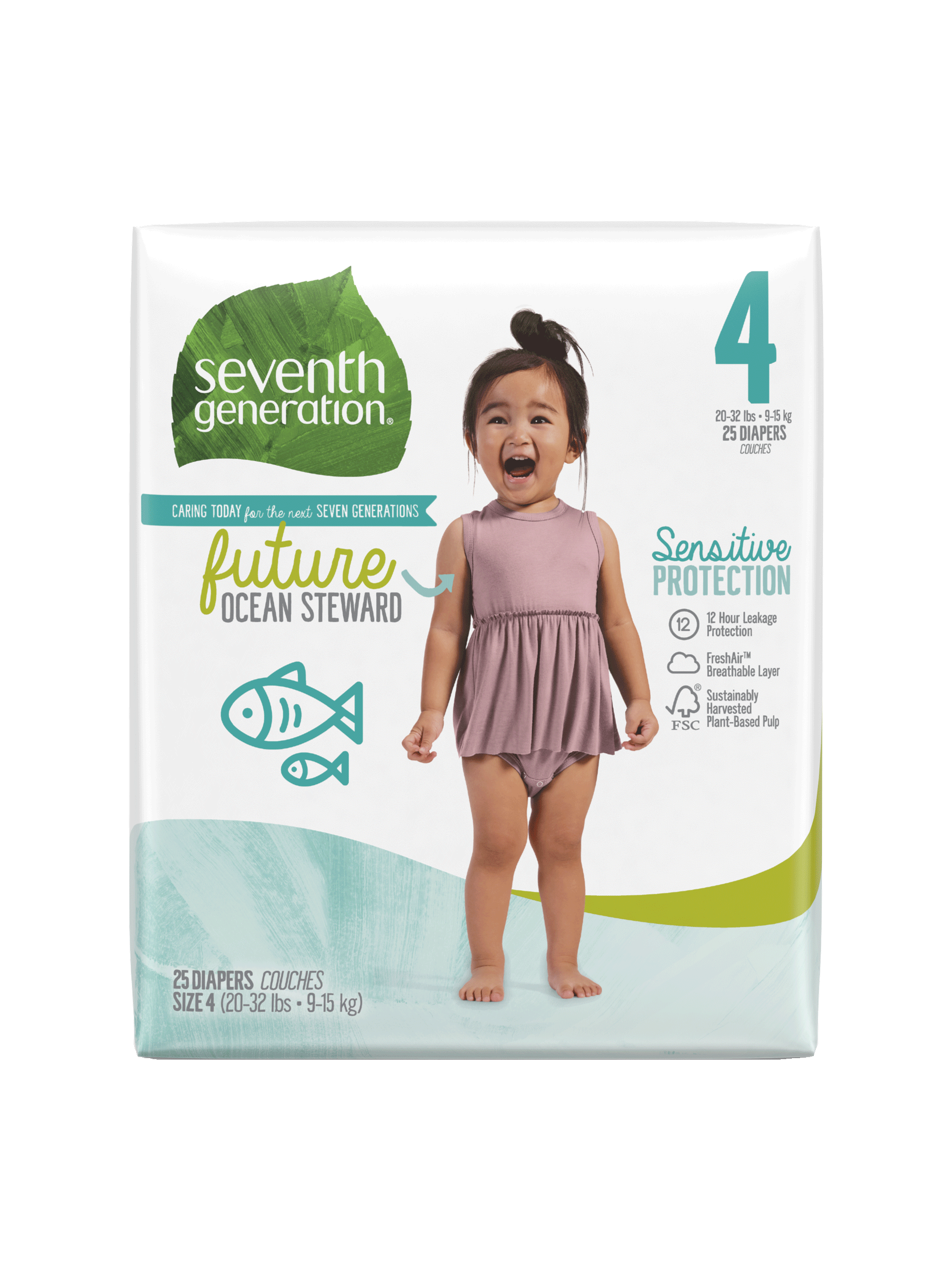 Wholesale Size 7 Disposable Diapers - 25/Pack