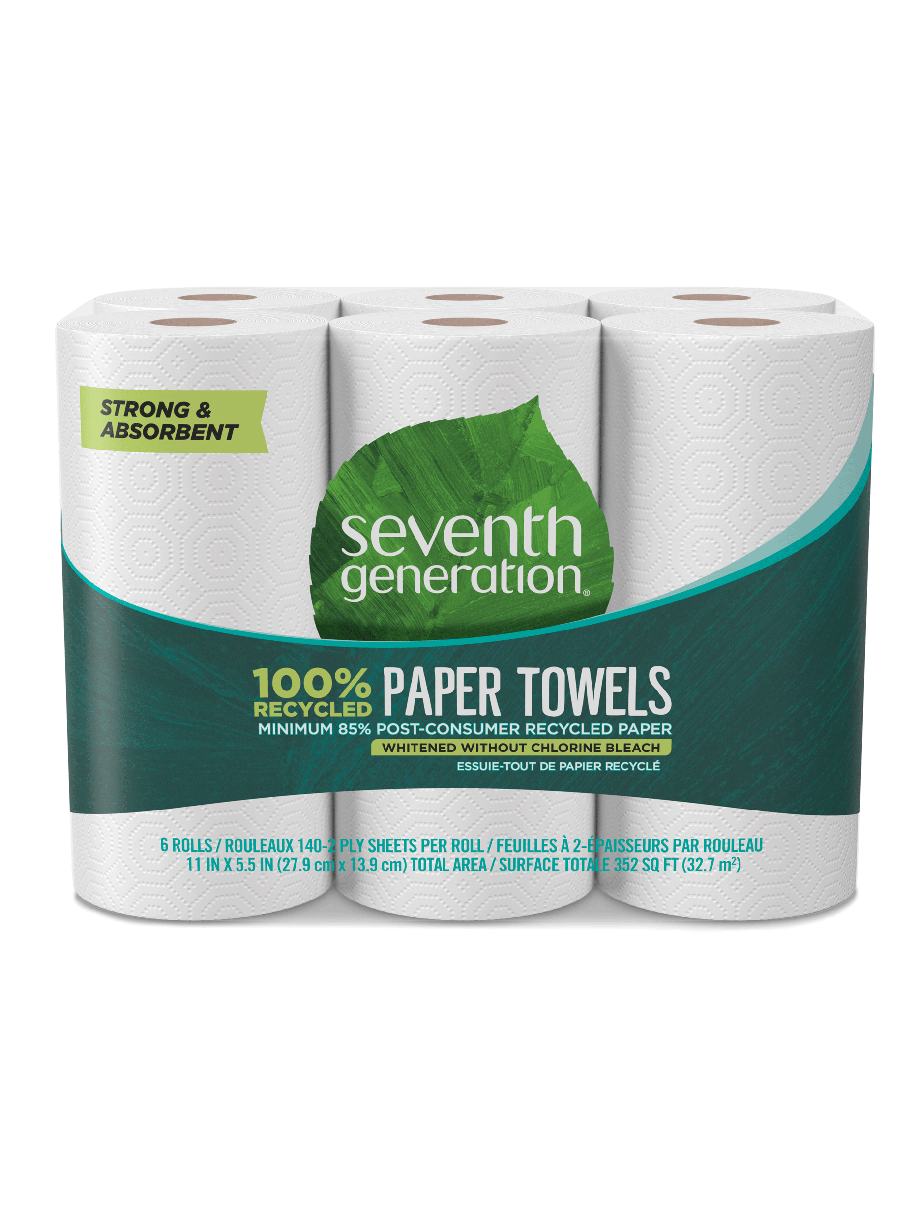 Seventh Generation Kitchen Bags, Flap Tie, White, Extra Strong, Tall, 13  Gallon
