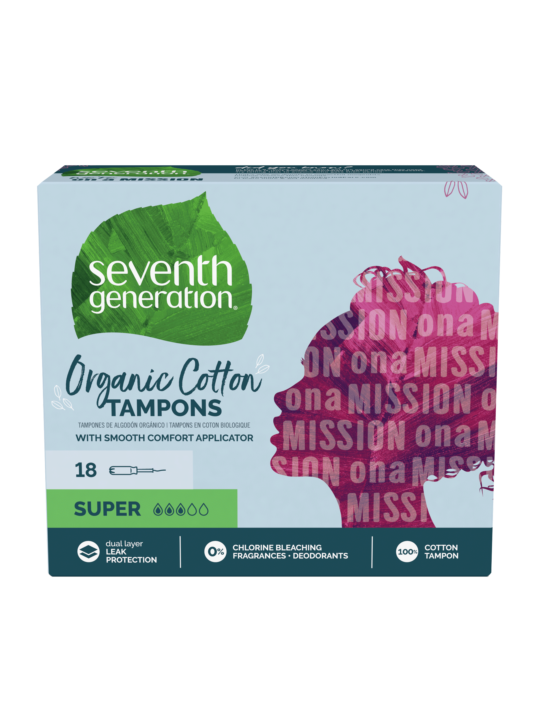 Organic Cotton Tampons - Super Absorbency