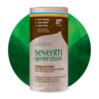 White Details about   Seventh Generation Kitchen 2-Ply Paper Towels SEV13731PK 6 Rolls 