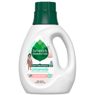 Concentrated Baby Laundry Liquid Fresh Scent - Front of Bottle