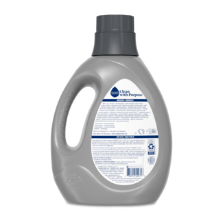 Power+ Laundry Detergent - Free and Clear Back of Bottle 2023