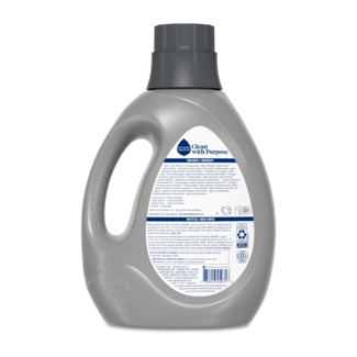 Power+ Laundry Detergent - Free and Clear Back of Bottle 2023