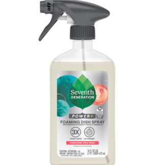 Foaming Dish Spray - Honeycrisp Apple - Front of Bottle