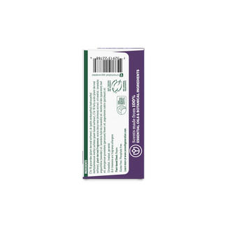 Fabric Softener Sheets - Ingredient Side of Box - Lavender