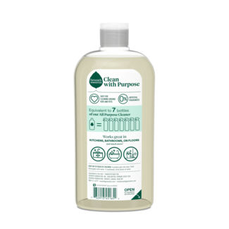 Multi-Surface Cleaner Concentrate - Lemon Chamomile - Back of Bottle