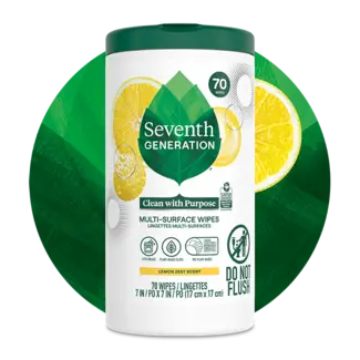 Cleaning Wipes - Lemon - 70ct
