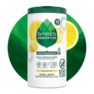 Cleaning Wipes - Lemon - 70ct