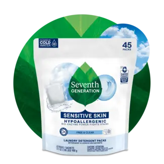 Free and Clear Laundry Packs - Front, square