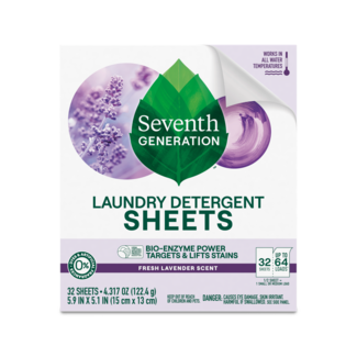 Lavender Laundry Sheets - Front of Pack